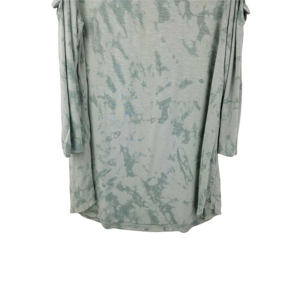 Maurices 24/7 Womens Large 3/4 Sleeve Crew Neck Shirt Multi-Color - Picture 3 of 8